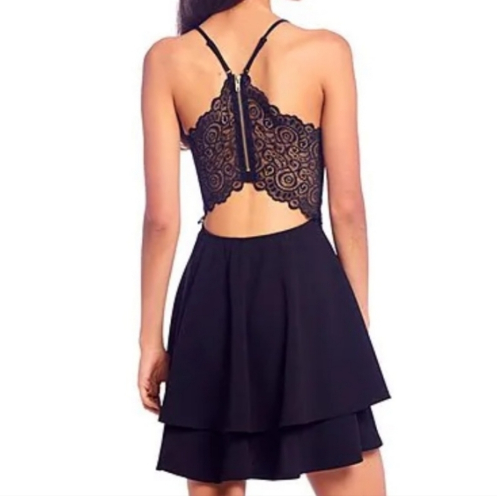 Love Nickie Lew Lace Tiered Dress
